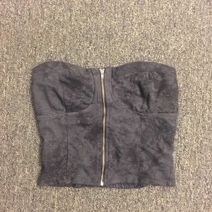 Cute tube top - blue - small/petite